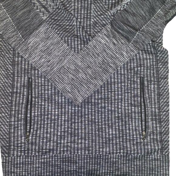 Lululemon Women's Size 6 Rest Less Long Sleeve Hoodie Gray Gym Running Pockets - Picture 5 of 10